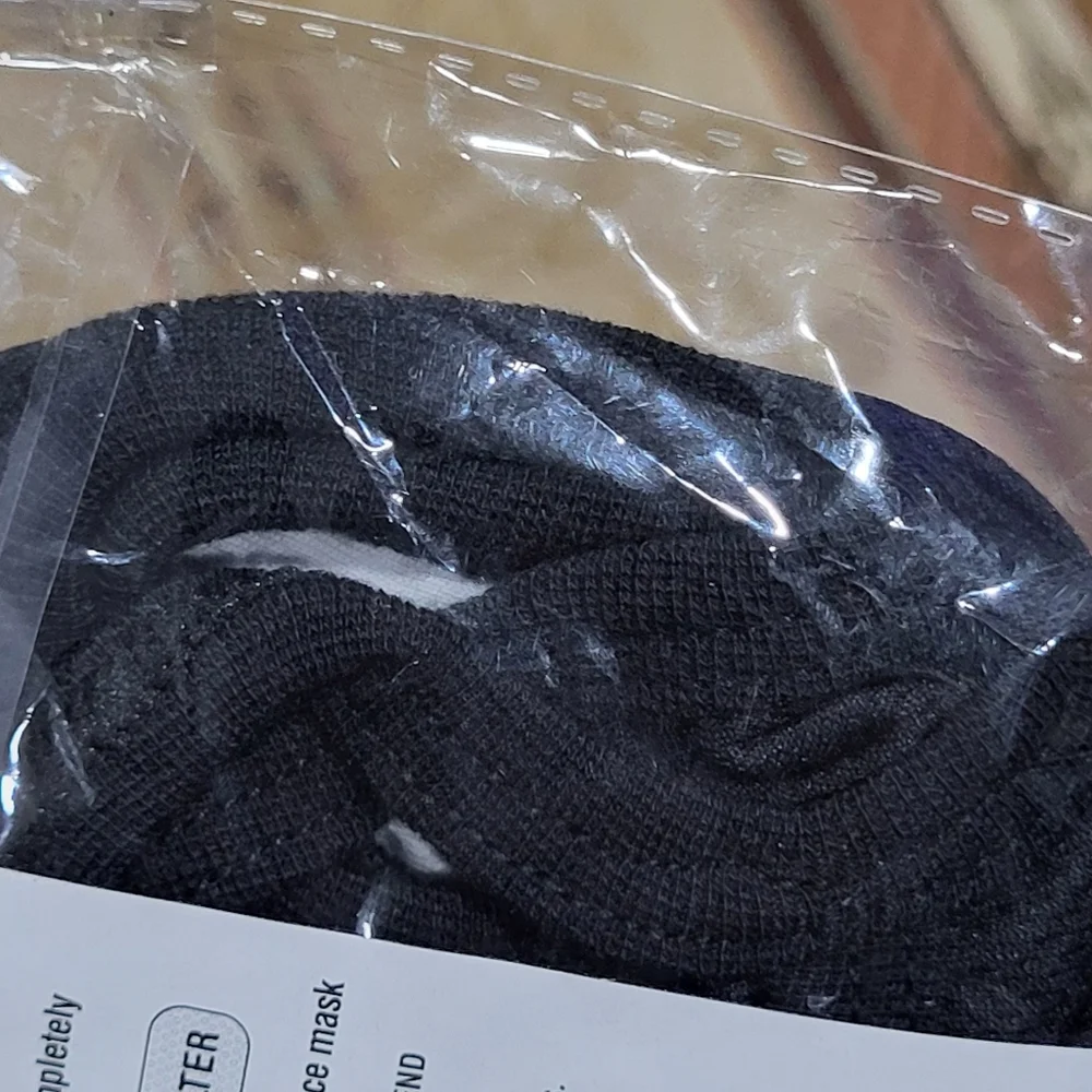 2 Layer Reusable Non-medical Face Mask w/ Filter Pocket (2 Pack) Black